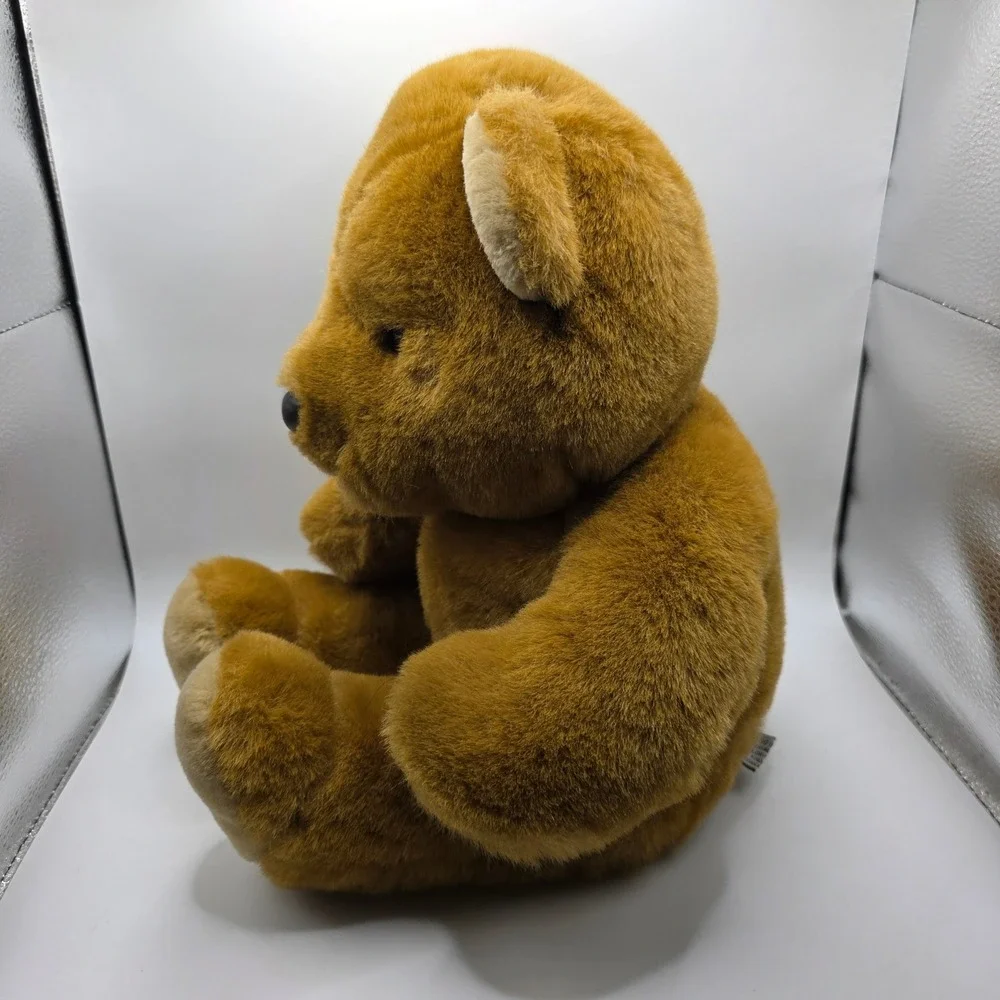Vintage 1982 America Wego Teddy Bear Golden Brown Plush Stuffed Animal 15 inch